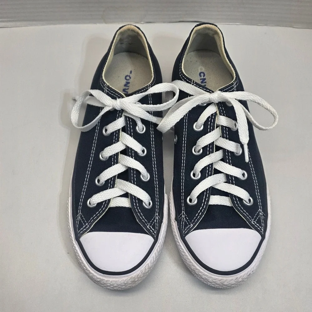 Converse Chuck‎ Taylor All Star Low Top Black Canvas Youth Shoes 3J235 Size 3